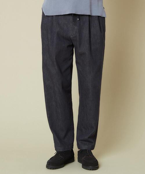 EYE. D WEARing（アイディウェアリング）の「EYE.D WEARing ストレッチデニムワイドテーパードパンツ（デニムパンツ・メンズ・インディゴブルー・2/4/3）」の3枚目の写真