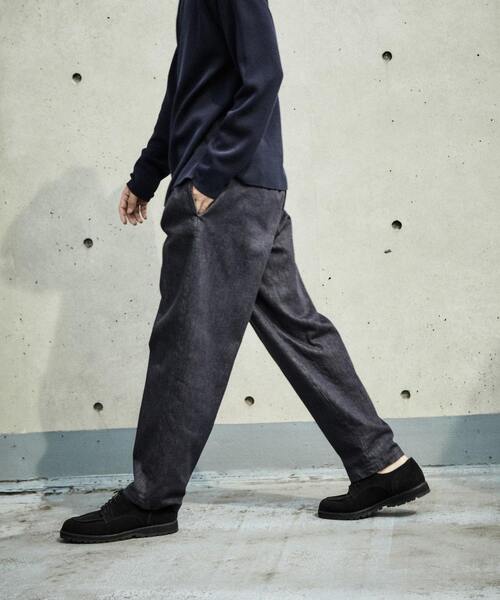 EYE. D WEARing（アイディウェアリング）の「EYE.D WEARing ストレッチデニムワイドテーパードパンツ（デニムパンツ・メンズ・インディゴブルー・2/4/3）」の10枚目の写真