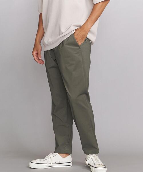 BEAUTY&YOUTH UNITED ARROWS（ビューティーアンドユースユナイテッドアローズ）の「BY TCH カノコ 1P ワイド テーパード アンクルパンツ（その他パンツ・メンズ・ダークブラウン/オリーブ/ダークグレー・SMALL/MEDIUM/LARGE/X-LARGE）」の3枚目の写真