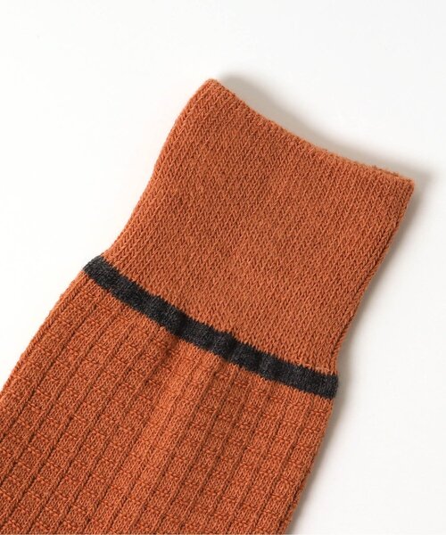 BREEZE(ブリーズ)の「ワッフルソックス(ソックス/靴下・キッズ・ベージュ/オレンジ/グリーン・15 /18/21)」の5枚目の写真