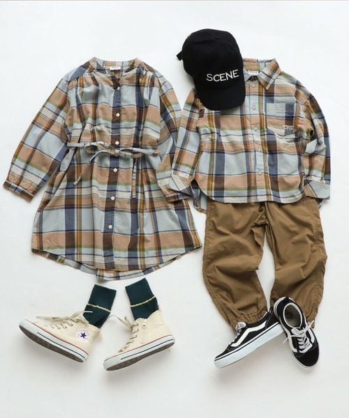 BREEZE(ブリーズ)の「ワッフルソックス(ソックス/靴下・キッズ・ベージュ/オレンジ/グリーン・15 /18/21)」の4枚目の写真