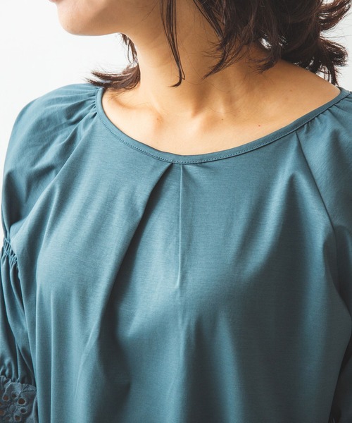 NARACAMICIE(ナラカミーチェ)の「カットワークレース2wayプルオーバー(Tシャツ/カットソー・レディース・ブラック/ブルー・MEDIUM/X-LARGE)」の12枚目の写真