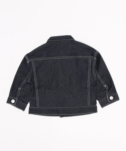 LB CLUB（エルビークラブ）の「ストレッチデニムジャケット（デニムジャケット・キッズ・ネイビー・90/100/110/120/130）」の3枚目の写真