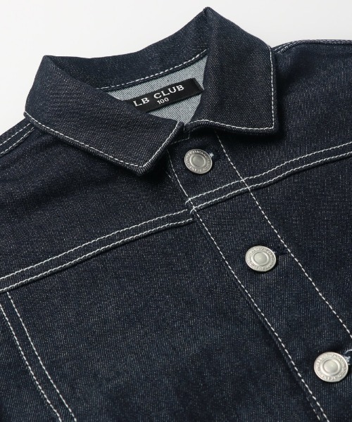 LB CLUB（エルビークラブ）の「ストレッチデニムジャケット（デニムジャケット・キッズ・ネイビー・90/100/110/120/130）」の5枚目の写真