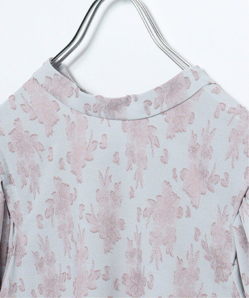 VENCEEXCHANGE（ヴァンスエクスチェンジ）の「ジャカードチュニック（チュニック・レディース・ブルー/ブラック/オフホワイト・M）」の12枚目の写真