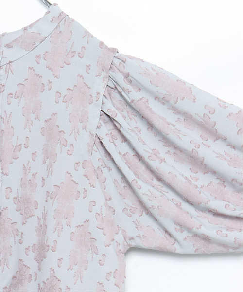 VENCEEXCHANGE（ヴァンスエクスチェンジ）の「ジャカードチュニック（チュニック・レディース・ブルー/ブラック/オフホワイト・M）」の14枚目の写真