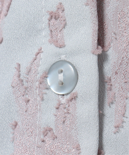 VENCEEXCHANGE（ヴァンスエクスチェンジ）の「ジャカードチュニック（チュニック・レディース・ブルー/ブラック/オフホワイト・M）」の16枚目の写真