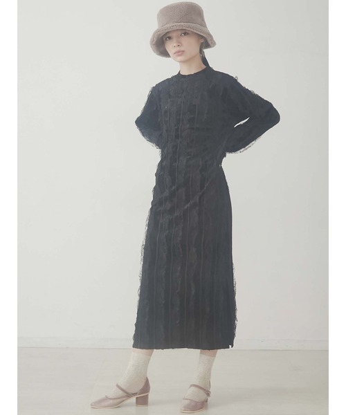 merry jenny（メリージェニー）の「【セットアップ】フリルベロア