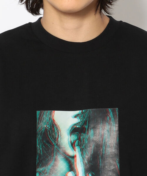 A4A（エーフォーエー）の「A4A(エーフォーエー) FACE LONGSLEEVE T（Tシャツ/カットソー・メンズ・ブラック/ホワイト・FREE）」の4枚目の写真