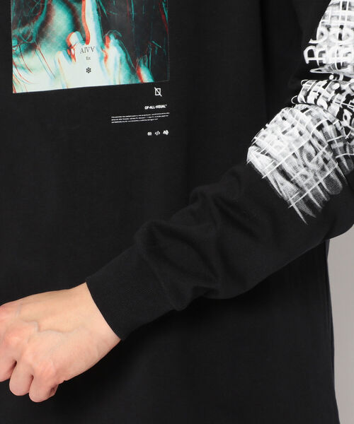 A4A（エーフォーエー）の「A4A(エーフォーエー) FACE LONGSLEEVE T（Tシャツ/カットソー・メンズ・ブラック/ホワイト・FREE）」の9枚目の写真