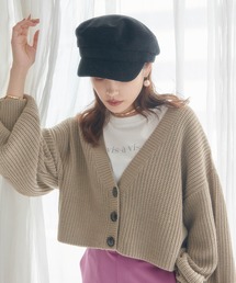 vis-`a-vis | 【vis-`a-vis】ショート丈ボリュームスリーブカーディガン(カーディガン/ボレロ)