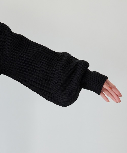 vis-`a-vis（ビサビ）の「【WEB限定】着回し力抜群ショート丈ボリュームスリーブカーディガン（カーディガン/ボレロ・レディース・ブラック/ベージュ/ピンク系その他2・FREE）」の10枚目の写真