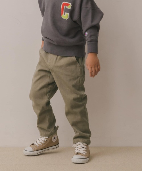 URBAN RESEARCH DOORS（アーバンリサーチドアーズ）の「ピグメントテーパードパンツ(KIDS)（その他パンツ・キッズ・ベージュ系その他/ブラック・105/120/135）」の4枚目の写真