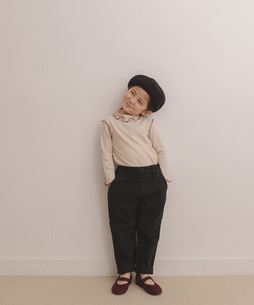 URBAN RESEARCH DOORS（アーバンリサーチドアーズ）の「ピグメントテーパードパンツ(KIDS)（その他パンツ・キッズ・ベージュ系その他/ブラック・105/120/135）」の13枚目の写真