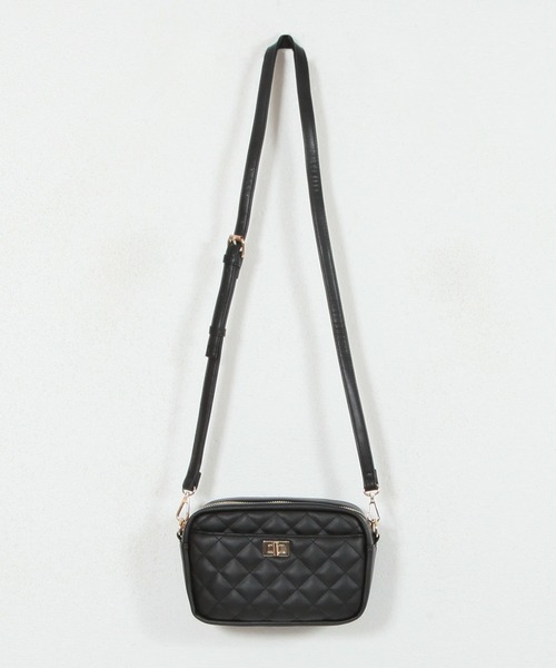 Julia Boutique（ジュリアブティック）の「キルティングスクエアチェーンショルダーバッグ/21600（ショルダーバッグ・レディース・オフホワイト/ブラック/ピンク・ONE）」の17枚目の写真