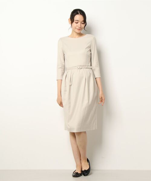 内祝い ワンピース ワンピース ワンピース Strawberry Fields ストロベリーフィールズ のワンピース ギャバストレッチウォッシャブル ワンピース ドレス Strawberry Fields ストロベリーフィールズ のファッション ギャバストレッチウォッシャブル