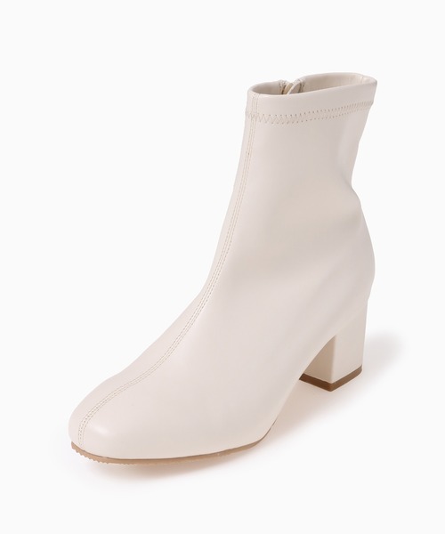 Honeys（ハニーズ）の「ストレッチブーツ（ブーツ・レディース・ブラック/アイボリー/ダークブラウン/モカ・L/S/LL/M）」の14枚目の写真