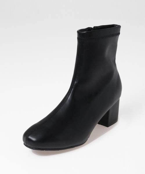 Honeys（ハニーズ）の「ストレッチブーツ（ブーツ・レディース・ブラック/アイボリー/ダークブラウン/モカ・L/S/LL/M）」の9枚目の写真