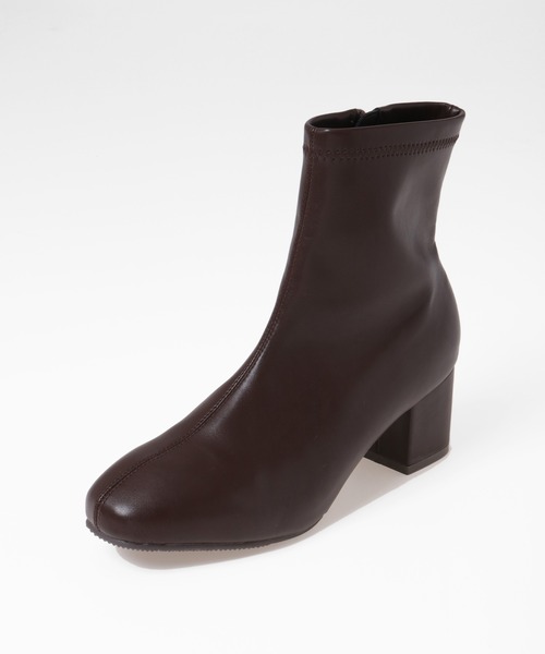 Honeys（ハニーズ）の「ストレッチブーツ（ブーツ・レディース・ブラック/アイボリー/ダークブラウン/モカ・L/S/LL/M）」の17枚目の写真