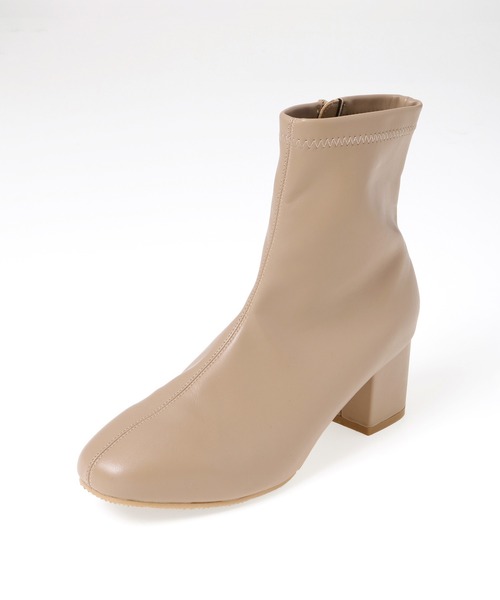 Honeys（ハニーズ）の「ストレッチブーツ（ブーツ・レディース・ブラック/アイボリー/ダークブラウン/モカ・L/S/LL/M）」の20枚目の写真