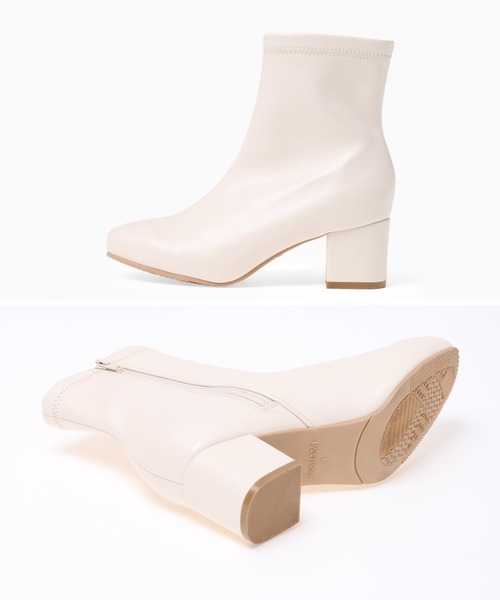 Honeys（ハニーズ）の「ストレッチブーツ（ブーツ・レディース・ブラック/アイボリー/ダークブラウン/モカ・L/S/LL/M）」の7枚目の写真