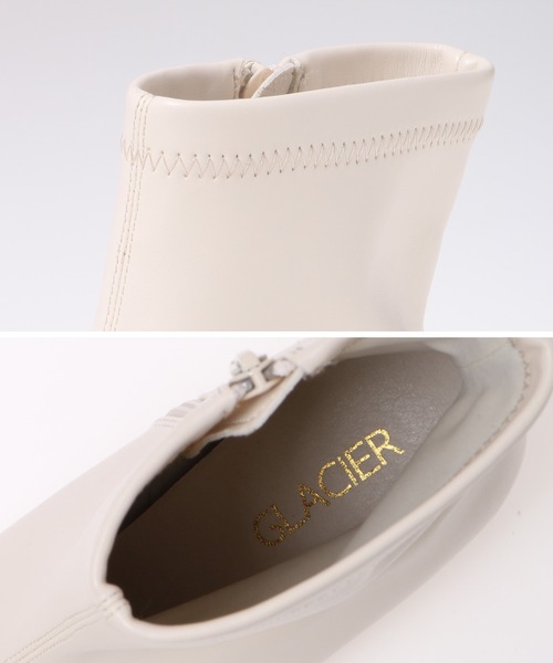 Honeys（ハニーズ）の「ストレッチブーツ（ブーツ・レディース・ブラック/アイボリー/ダークブラウン/モカ・L/S/LL/M）」の15枚目の写真