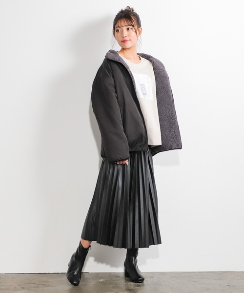 Honeys（ハニーズ）の「ストレッチブーツ（ブーツ・レディース・ブラック/アイボリー/ダークブラウン/モカ・L/S/LL/M）」の13枚目の写真