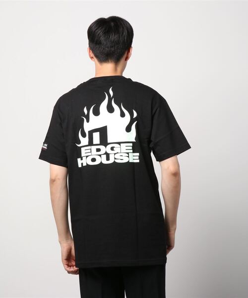 FULL-BK（フルビーケー）の「EDGE HOUSE 02（Tシャツ/カットソー・メンズ・ホワイト/ブラック・LARGE/X-LARGE）」の8枚目の写真