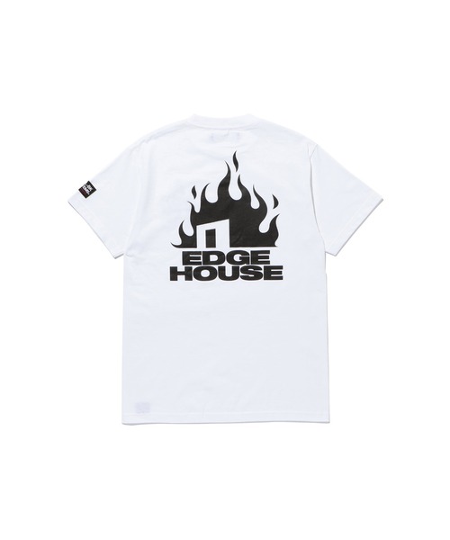 FULL-BK（フルビーケー）の「EDGE HOUSE 02（Tシャツ/カットソー・メンズ・ホワイト/ブラック・LARGE/X-LARGE）」の6枚目の写真