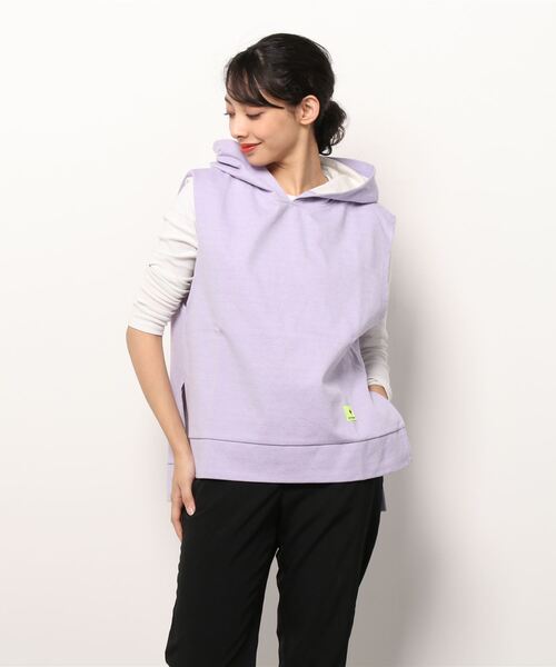 【池田エライザコラボ】フーディーベスト レディース ウェア ベスト スポーツウェア