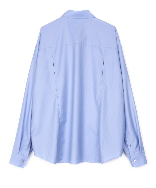 ANOTHERYOUTH(アナザーユース)の「【ANOTHERYOUTH/アナザーユース】back slit shirts/バックスリットシャツ(シャツ/ブラウス・メンズ・ホワイト/スカイブルー・ONE SIZE)」の6枚目の写真