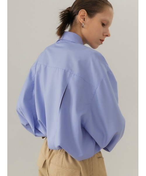 ANOTHERYOUTH(アナザーユース)の「【ANOTHERYOUTH/アナザーユース】back slit shirts/バックスリットシャツ(シャツ/ブラウス・メンズ・ホワイト/スカイブルー・ONE SIZE)」の12枚目の写真