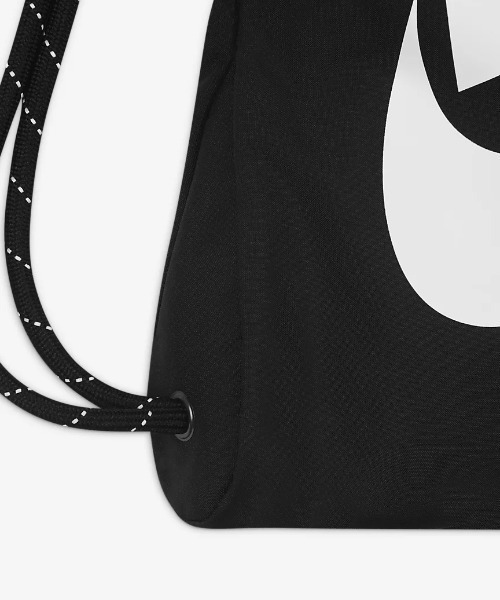 NIKE(ナイキ)の「NIKE/ナイキ バック ヘリテージ ドローコードバッグ ナップサック 13L DC4245-010(バックパック/リュック・メンズ・ブラック×ブラック・FREE)」の7枚目の写真