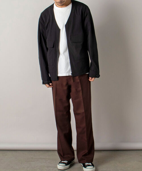 GLOSTER（グロスター）の「【RIP-STOP/リップストップ生地使用】【GLOSTER/グロスター】CAMP JACKET キャンプジャケット（ブルゾン・メンズ・ネイビー/ブラック・MEDIUM/LARGE）」の13枚目の写真