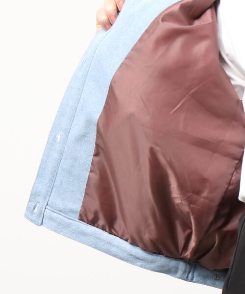 TINA：JOJUN（ティーナジョジュン）の「デニム×ボアジャケット TINA