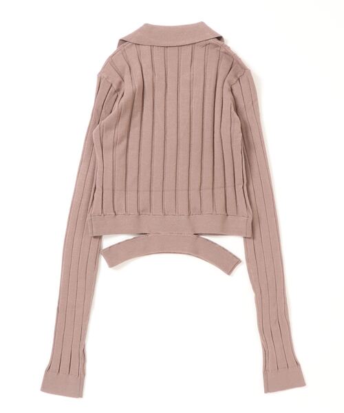 ENVYM（アンビー）の「ポロネックリブＫｎｉｔ（その他トップス・レディース・ホワイト/ブラック/Moca・FREE）」の21枚目の写真