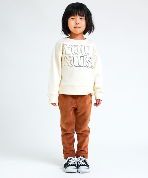 DILASH（ディラッシュ）の「裏起毛ニットコール天パンツ（その他パンツ・キッズ・キャメル/ネイビー/チャコール・130/140/110/90/120/150/80/100）」の5枚目の写真