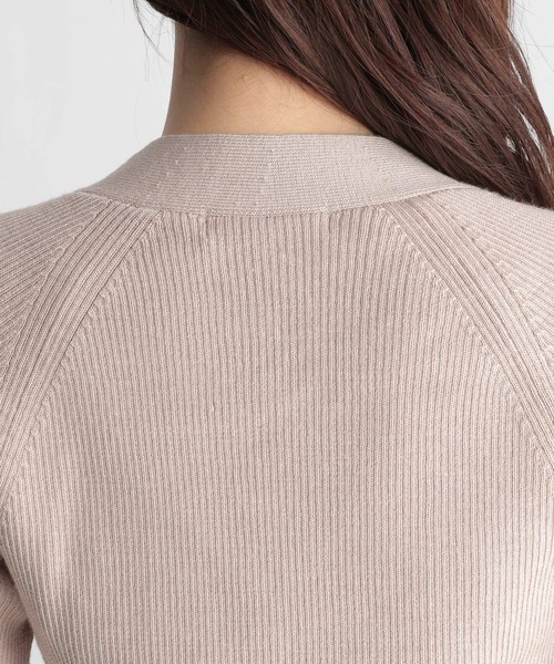 Andemiu(アンデミュウ)の「【吸湿発熱機能付き】リブボウタイ2WAYニット239202(ニット/セーター・レディース・ブラック/ブルー/ベージュ・FREE)」の18枚目の写真