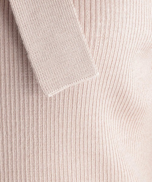 Andemiu(アンデミュウ)の「【吸湿発熱機能付き】リブボウタイ2WAYニット239202(ニット/セーター・レディース・ブラック/ブルー/ベージュ・FREE)」の22枚目の写真