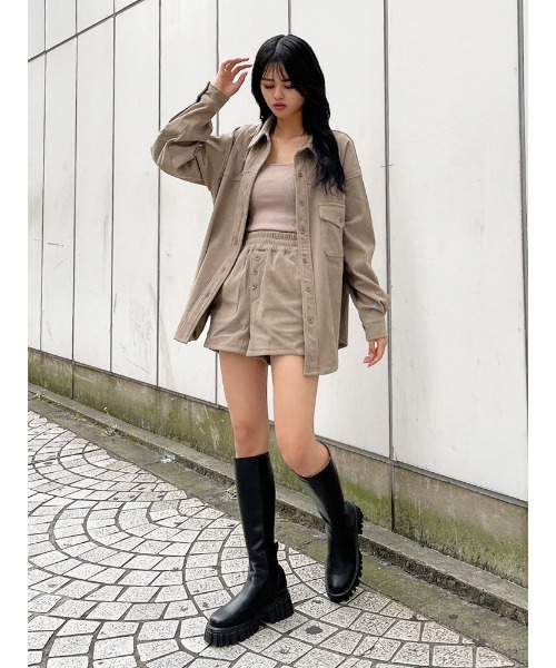 ENVYM（アンビー）の「コーディロイシャツJK（その他アウター