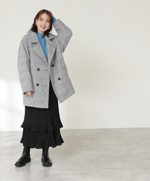 N.（N. Natural Beauty Basic）（エヌエヌナチュラルビューティーベーシック）の「ティアードプリーツスカート（スカート・レディース・ブラック/ライトグリーン/ブラウン・MEDIUM）」の13枚目の写真