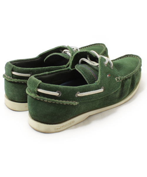TOMMY HILFIGER（トミーヒルフィガー）の「モカシンシューズ（モカシン/デッキシューズ・メンズ・グリーン・42）」の3枚目の写真