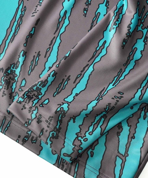 SHAREEF（シャリーフ）の「BRUSH PAINT L/S PULLOVER（Tシャツ/カットソー・メンズ・ライトブルー/パープル/ターコイズブルー・1/2/3）」の10枚目の写真