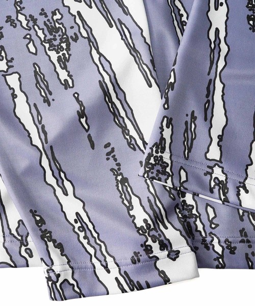 SHAREEF（シャリーフ）の「BRUSH PAINT L/S PULLOVER（Tシャツ/カットソー・メンズ・ライトブルー/パープル/ターコイズブルー・1/2/3）」の16枚目の写真