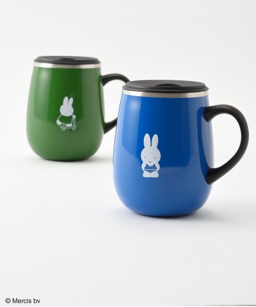 BIRTHDAY BAR(バースデイバー)の「miffy 蓋つきステンレスマグ tall(グラス/マグカップ/タンブラー・レディース・ブルー/グリーン・フリー)」の3枚目の写真
