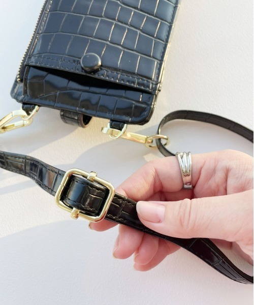 PairPair(ペアペア)の「スマホショルダーバッグ(ショルダーバッグ・レディース・ブラック・FREE)」の8枚目の写真