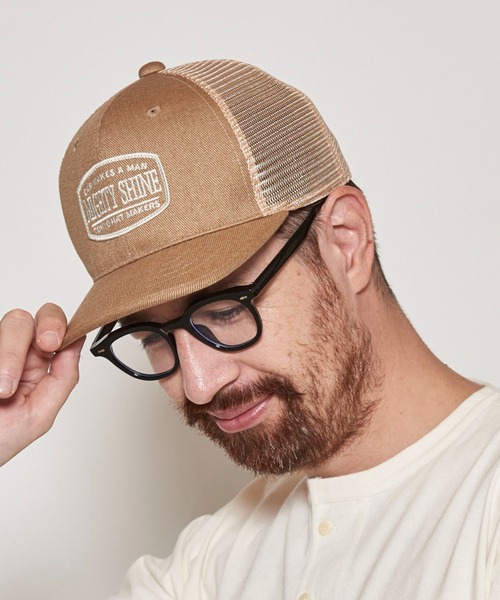 Mighty Shine（マイティシャイン）の「Wappen Short Brim Mesh Cap / Mighty Shine  SUMMER（キャップ・メンズ・ベージュ/ブラック/ネイビー/カーキ・FREE）」の18枚目の写真