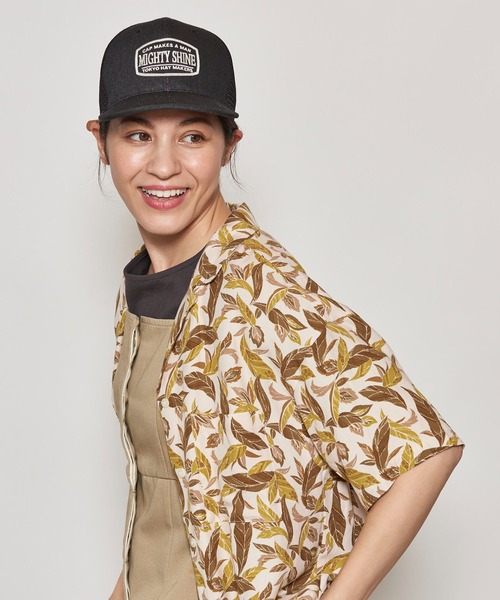 Mighty Shine（マイティシャイン）の「Wappen Short Brim Mesh Cap / Mighty Shine  SUMMER（キャップ・メンズ・ベージュ/ブラック/ネイビー/カーキ・FREE）」の15枚目の写真