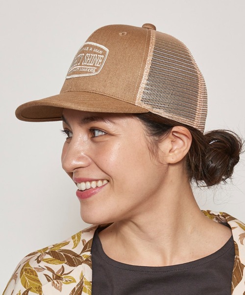 Mighty Shine（マイティシャイン）の「Wappen Short Brim Mesh Cap / Mighty Shine  SUMMER（キャップ・メンズ・ベージュ/ブラック/ネイビー/カーキ・FREE）」の22枚目の写真