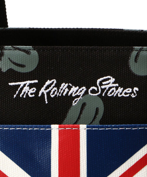 RAWLIFE(ロウライフ)の「BACK SPIN!/バックスピン!/The Rolling Stones Tongue Patterned Cart Bag(トートバッグ・メンズ・ブラック・FREE)」の8枚目の写真